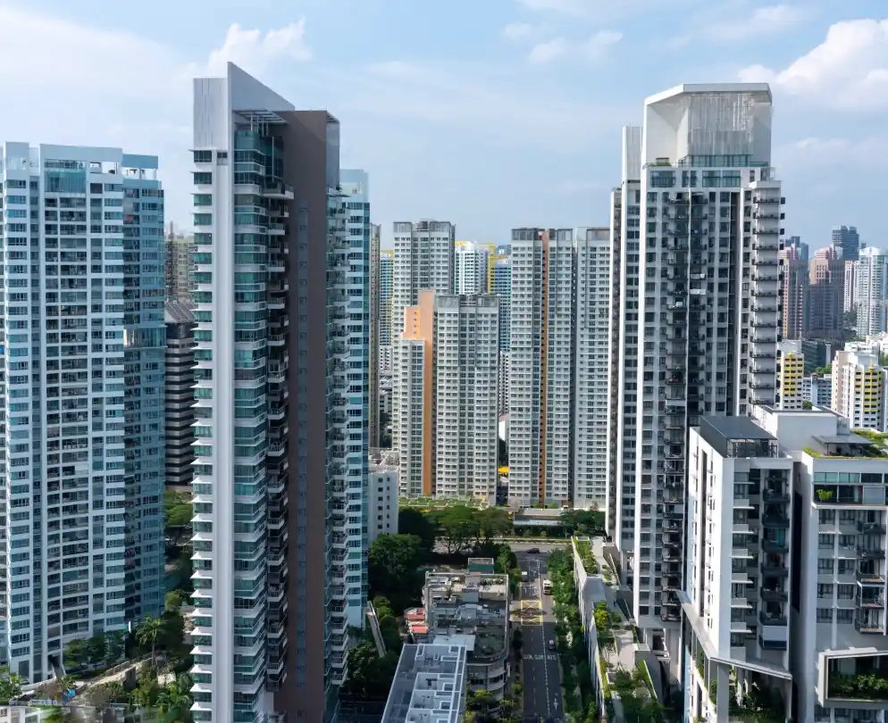 Modern real estate property and housing